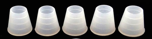 White rubber grommet - rubber, gasket